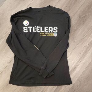 Reebok Black Cotton-Polyester Blend Shirt